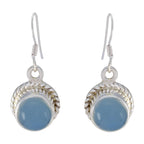 Blue-Chalcedony-American-Dayana-multiple-Dangle-Blue-92.5-Silver-Earring