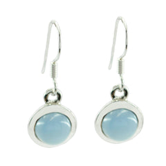 Blue-Chalcedony-Japanese-Fernanda-Solitaire-Dangle-Blue-92.5-Silver-Earring