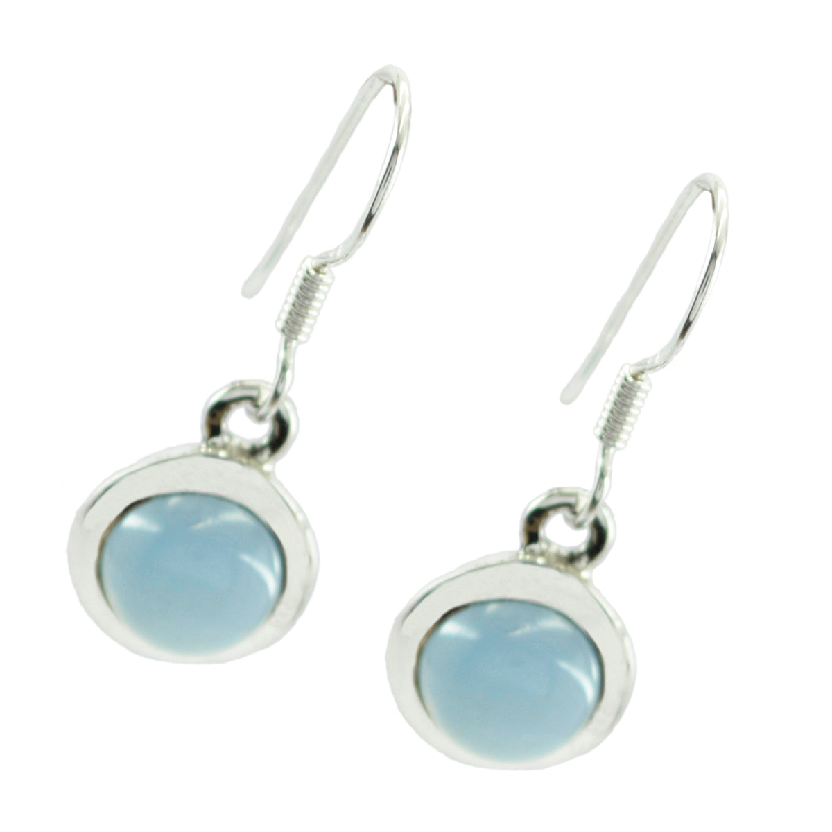 Blue-Chalcedony-Japanese-Fernanda-Solitaire-Dangle-Blue-92.5-Silver-Earring