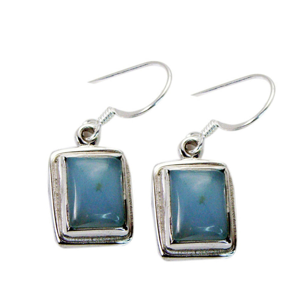 Chalcedony-Middle-Eastern-Hye-jin-Solitaire-Dangle-Blue-925-Silver-Earring