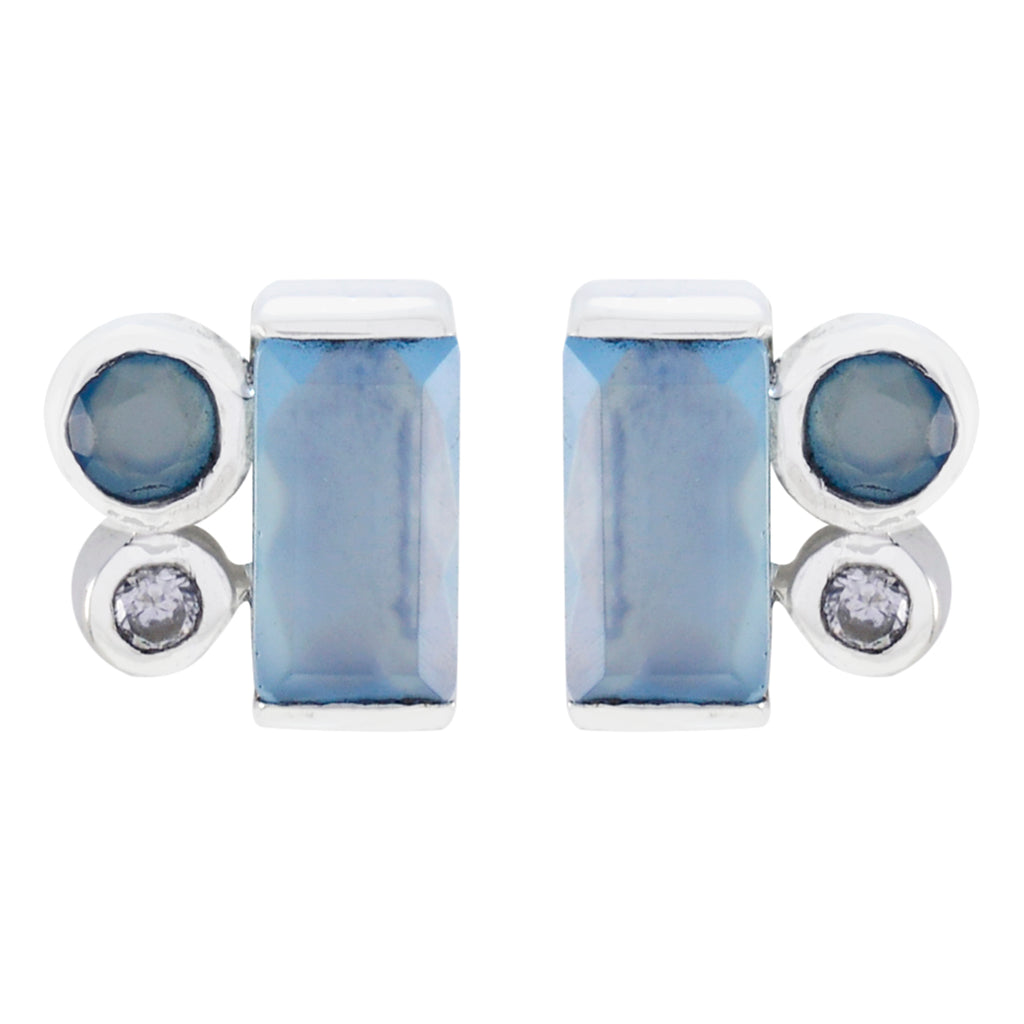 Chalcedony-Mexican-Patricia-multiple-Stud-Blue-92.5-Silver-Earring