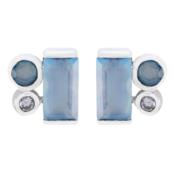 Chalcedony-Mexican-Patricia-multiple-Stud-Blue-92.5-Silver-Earring