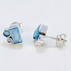 Chalcedony-Mexican-Patricia-multiple-Stud-Blue-92.5-Silver-Earring