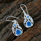 Blue-Chalcedony-Moroccan-Ella-multiple-Dangle-Blue-92.5-Silver-Earring