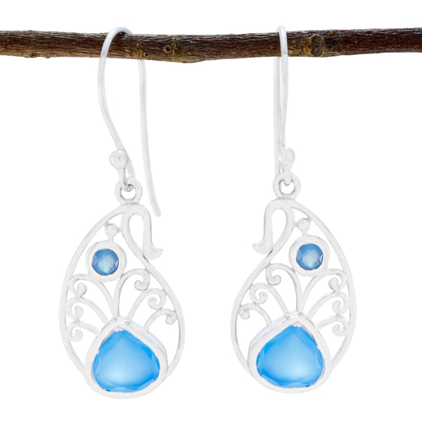 Blue-Chalcedony-Moroccan-Ella-multiple-Dangle-Blue-92.5-Silver-Earring