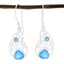 Blue-Chalcedony-Moroccan-Ella-multiple-Dangle-Blue-92.5-Silver-Earring