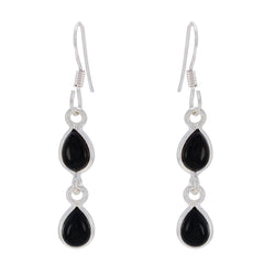 Black-Onyx-American-Valentina-multiple-Dangle-Black-925-Sterling-Silver-Earring