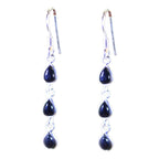 Black-Onyx-Korean-Victoria-multiple-Dangle-Black-925-Silver-Earring
