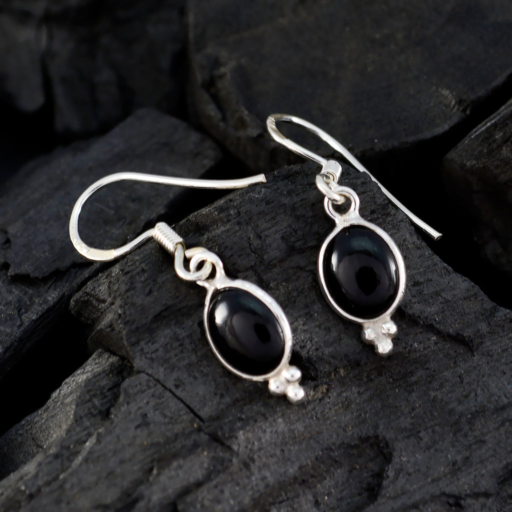 Black-Onyx-French-Valentina-multiple-Dangle-Black-Sterling-Silver-Earring