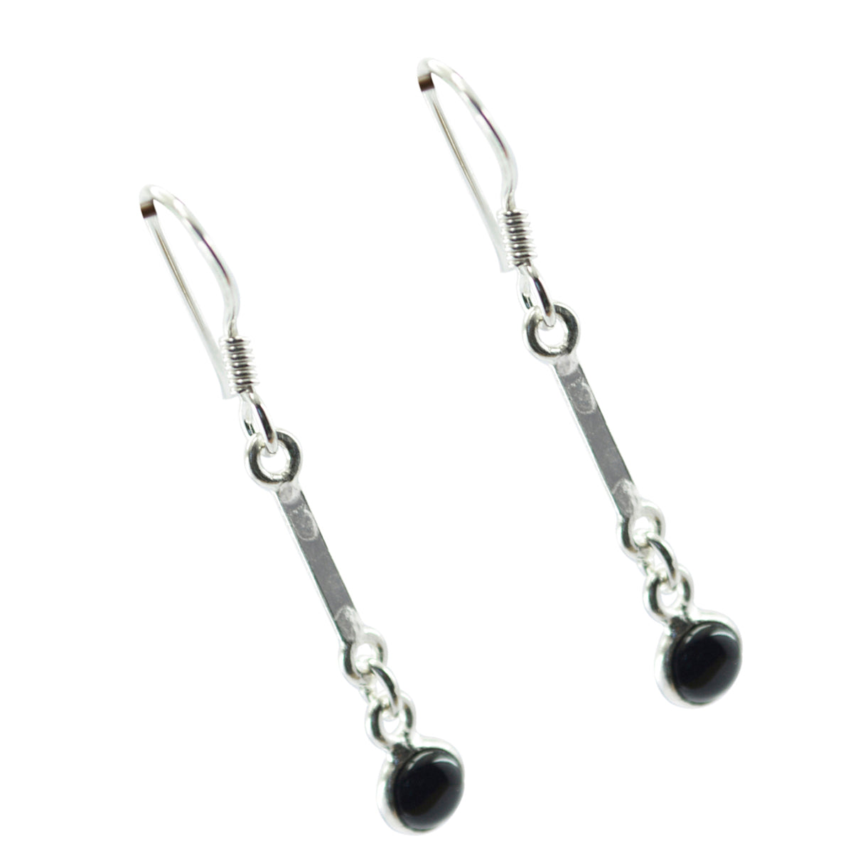 Black-Onyx-Italian-Addison-multiple-Dangle-Black-925-Silver-Earring