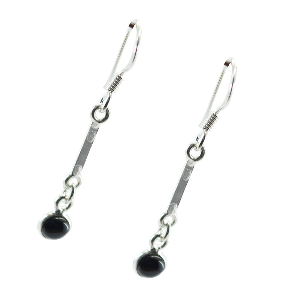 Black-Onyx-Italian-Addison-multiple-Dangle-Black-925-Silver-Earring