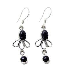 Black-Onyx-Latin-American-Amelia-multiple-Dangle-Black-92.5-Silver-Earring