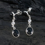Black-Onyx-French-Anna-multiple-Stud-Black-Sterling-Silver-Earring
