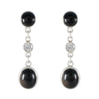 Black-Onyx-French-Anna-multiple-Stud-Black-Sterling-Silver-Earring
