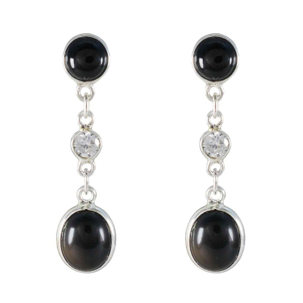 Black-Onyx-French-Anna-multiple-Stud-Black-Sterling-Silver-Earring