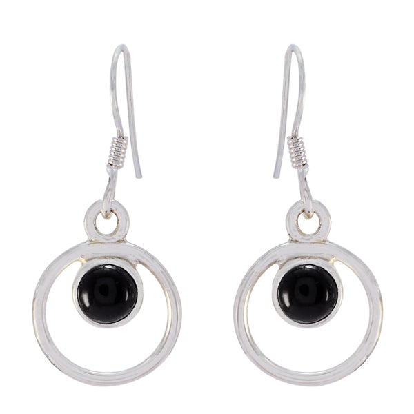 Black-Onyx-African-Audrey-multiple-Dangle-Black-92.5-Silver-Earring