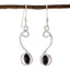 Black-Onyx-Japanese-Lucia-multiple-Dangle-Black-925-Sterling-Silver-Earring