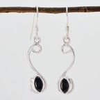 Black-Onyx-Japanese-Lucia-multiple-Dangle-Black-925-Sterling-Silver-Earring