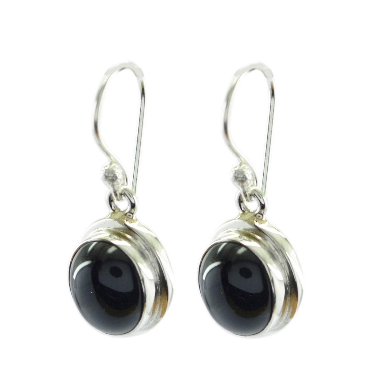 Black-Onyx-Egyptian-Ava-multiple-Dangle-Black-925-Silver-Earring Huvudsaklig produktbild