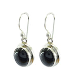 Black-Onyx-Egyptian-Ava-multiple-Dangle-Black-925-Silver-Earring