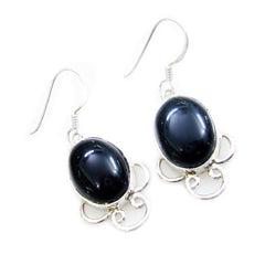 Black-Onyx-American-Bella-multiple-Dangle-Black-Silver-Earring