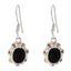 Black-Onyx-Middle-Eastern-Leah-multiple-Dangle-Black-Sterling-Silver-Earring