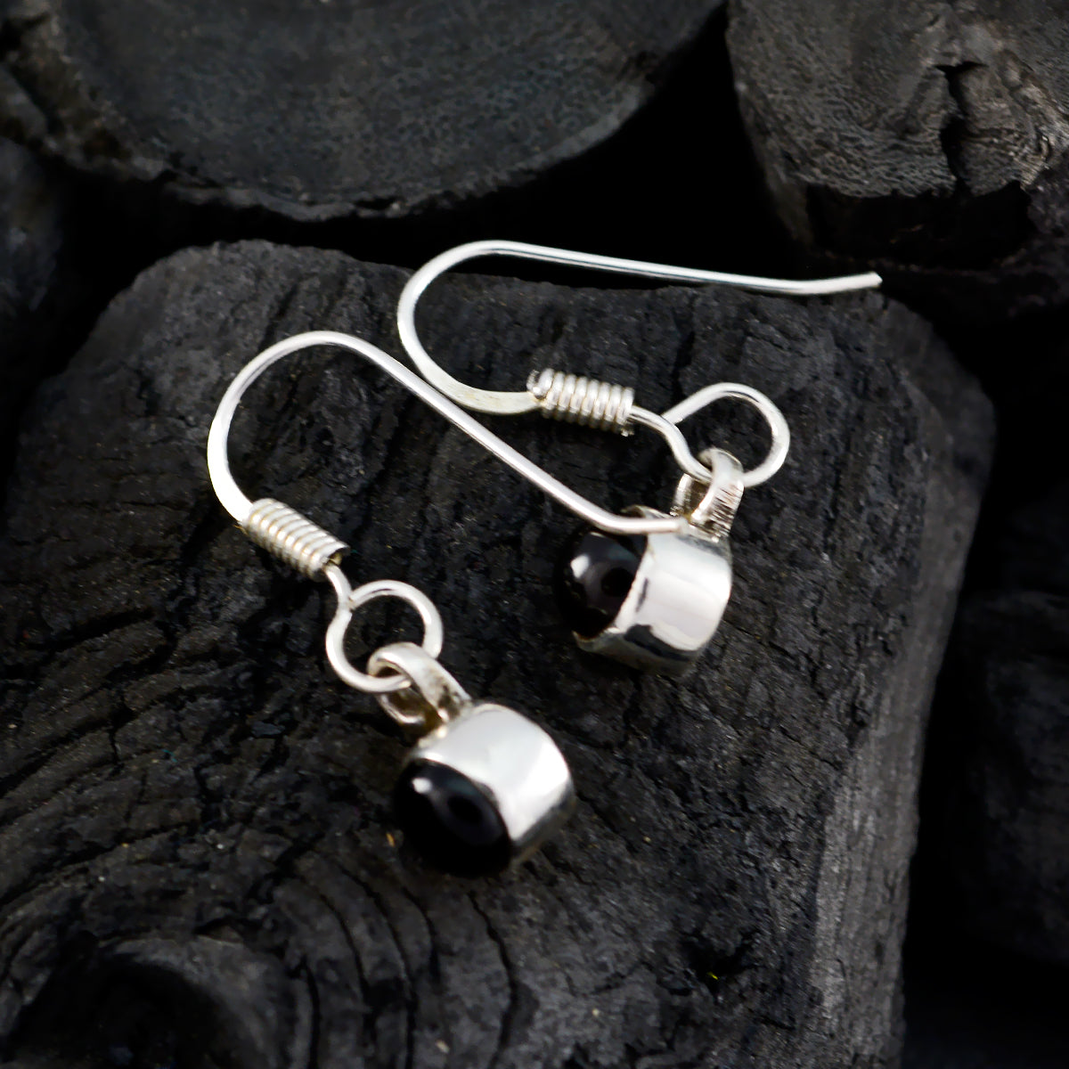 Black-Onyx-Australian-Clara-multiple-Dangle-Black-92.5-Silver-Earring