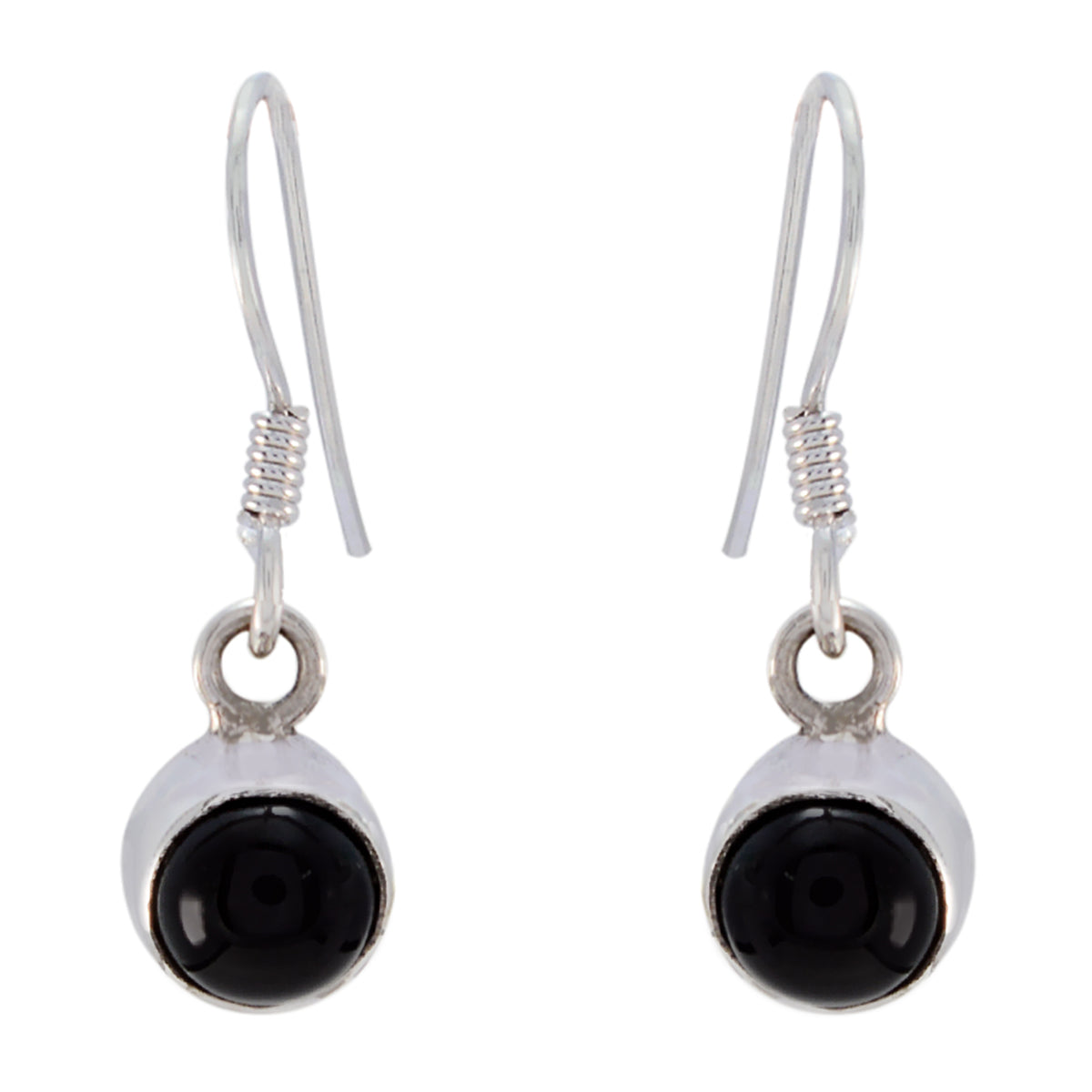 Black-Onyx-Australian-Clara-multiple-Dangle-Black-92.5-Silver-Earring Huvudsaklig produktbild