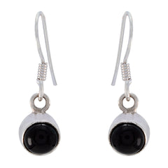 Black-Onyx-Australian-Clara-multiple-Dangle-Black-92.5-Silver-Earring
