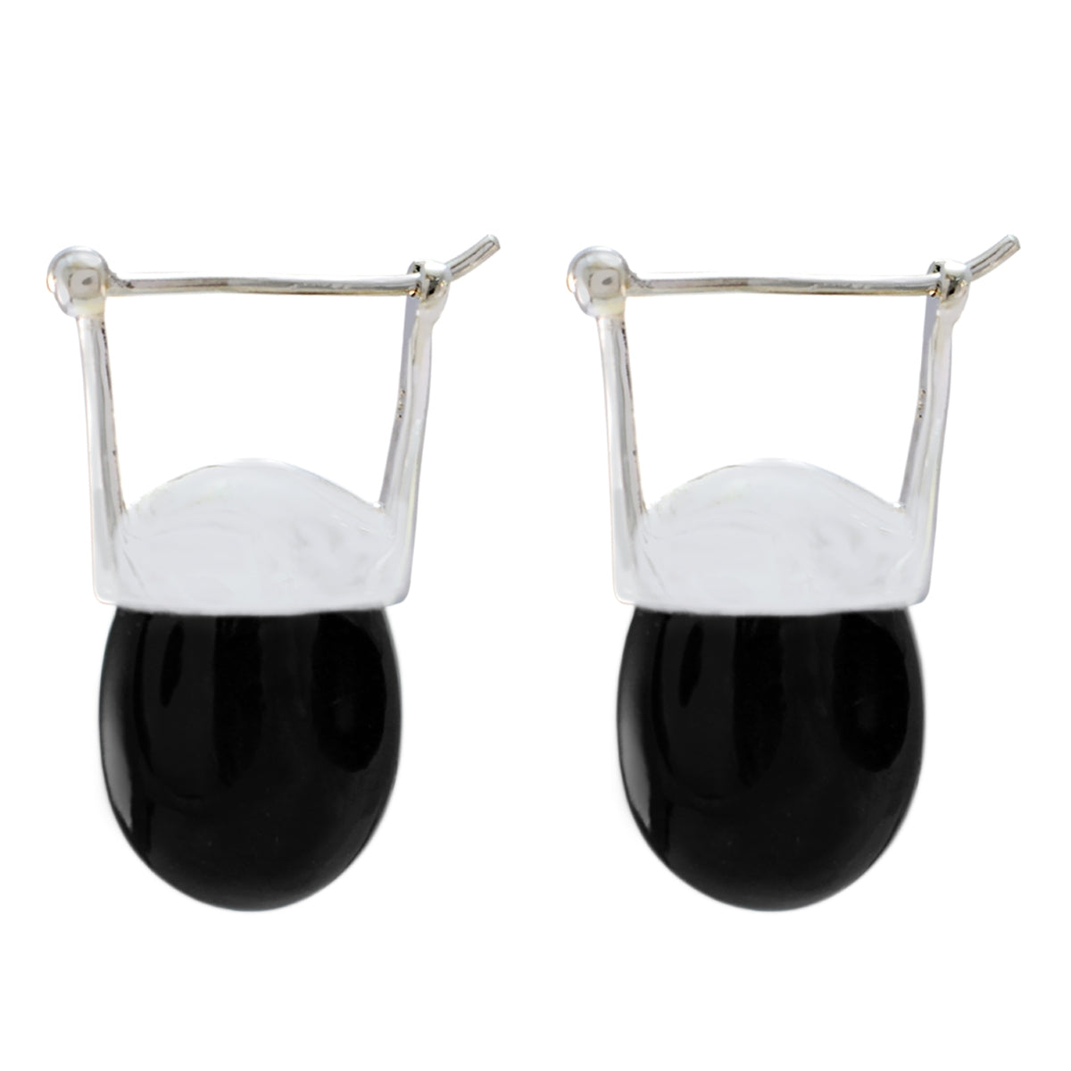 Black-Onyx-Latin-American-Elena-Solitaire-Dangle-Black-92.5-Silver-Earring