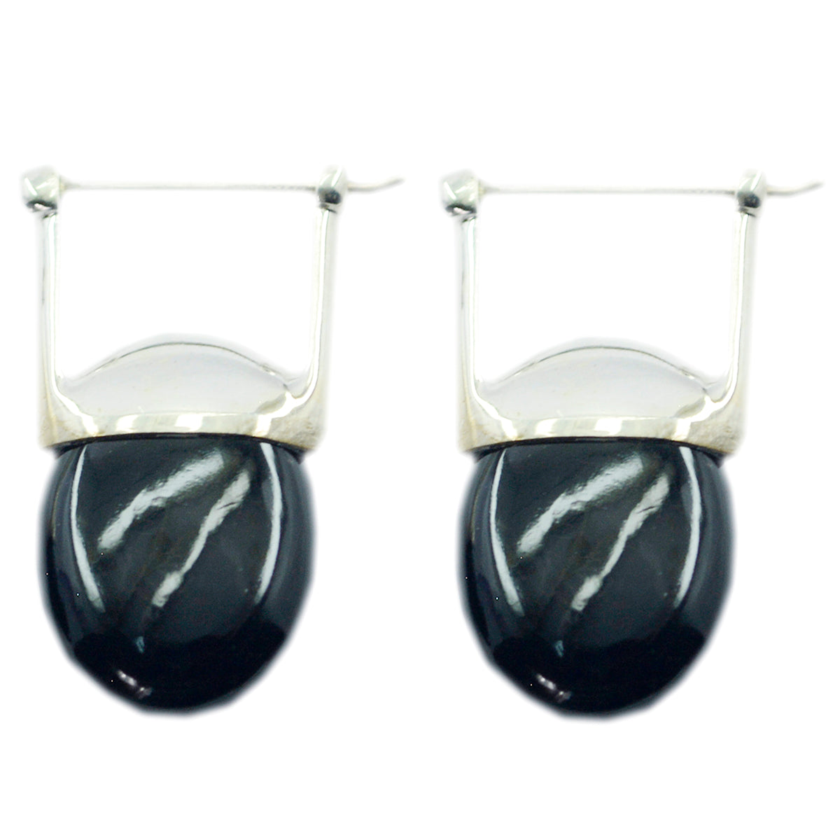 Black-Onyx-Latin-American-Elena-Solitaire-Dangle-Black-92.5-Silver-Earring