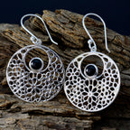 Black-Onyx-African-Ellie-Solitaire-Dangle-Black-92.5-Silver-Earring