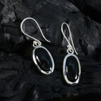 Black-Onyx-Egyptian-Emma-Solitaire-Dangle-Black-Silver-Earring