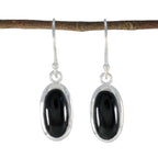 Black-Onyx-Egyptian-Emma-Solitaire-Dangle-Black-Silver-Earring