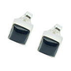 Black-Onyx-Turkish-Genesis-Solitaire-Stud-Black-92.5-Silver-Earring