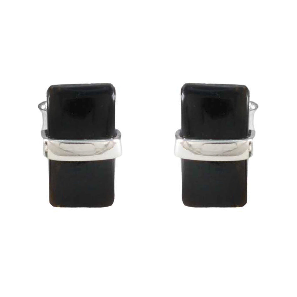 Black-Onyx-Middle-Eastern-Grace-Solitaire-Stud-Black-925-Silver-Earring