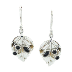 Black-Onyx-Australian-Hanna-multiple-Dangle-Black-92.5-Silver-Earring