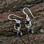 Black-Onyx-Japanese-Micaela-multiple-Dangle-Black-Silver-Earring