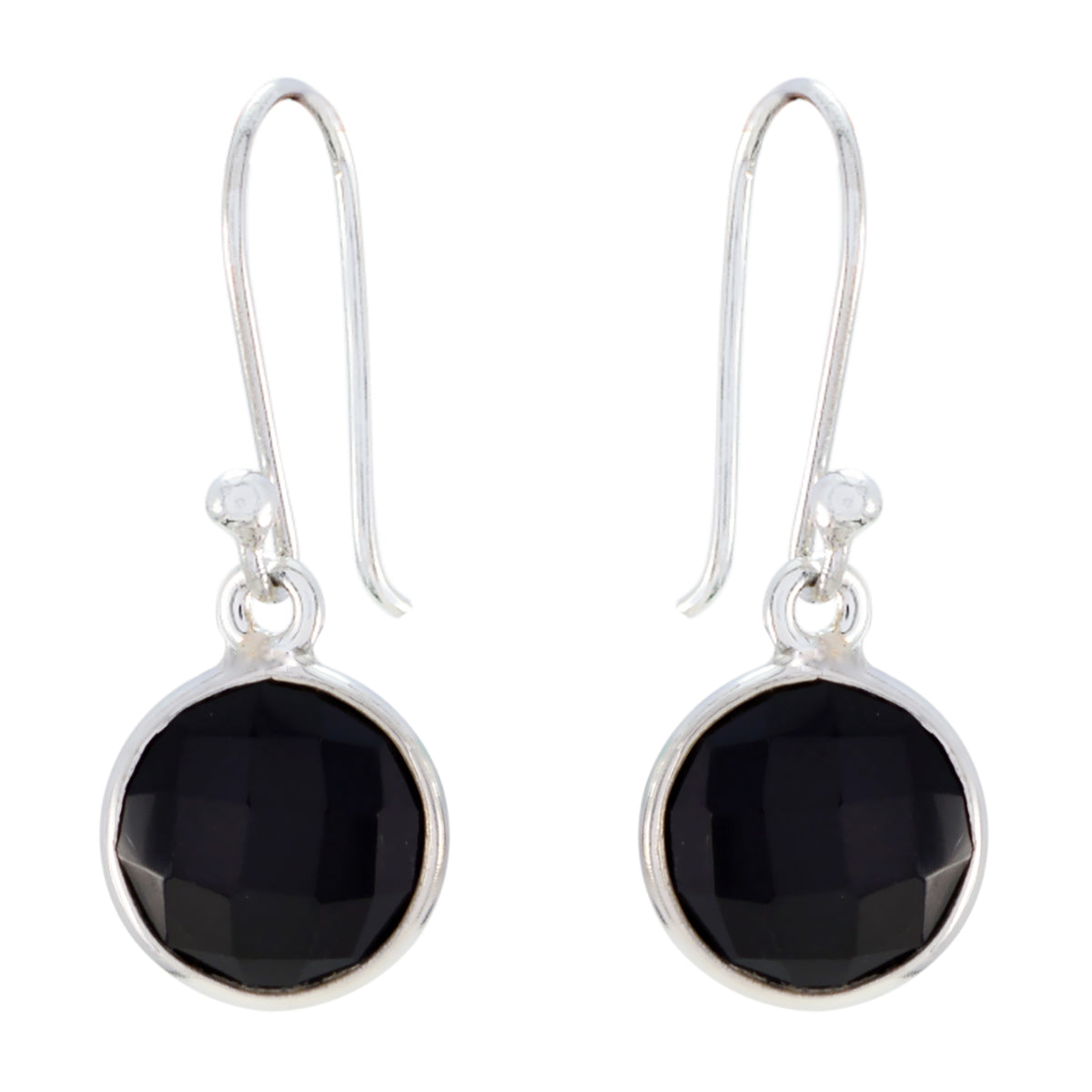 Black-Onyx-Latin-American-Harper-multiple-Dangle-Black-925-Silver-Earring Immagine principale del prodotto