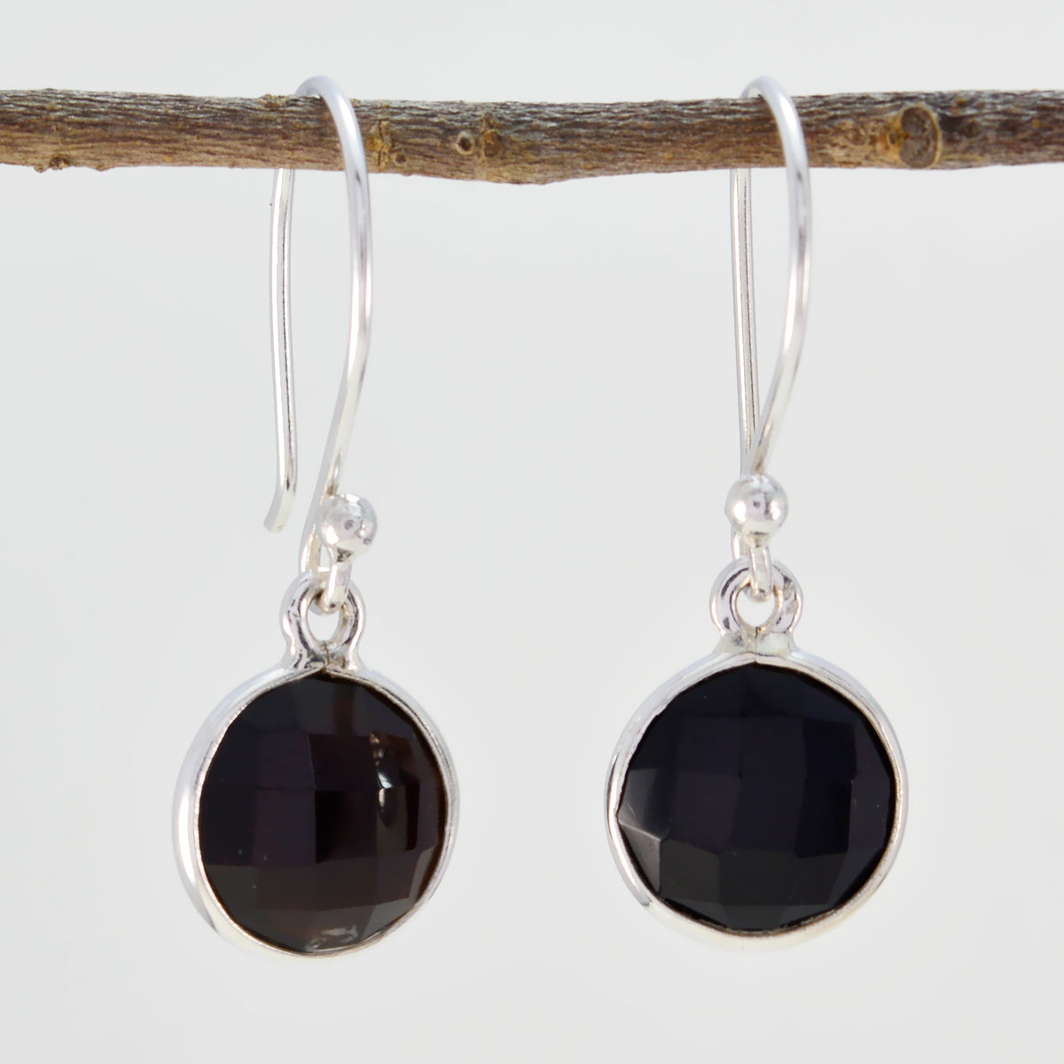 Black-Onyx-Latin-American-Harper-multiple-Dangle-Black-925-Silver-Earring