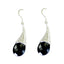Black-Onyx-Russian-Elena-Solitaire-Dangle-Black-925-Sterling-Silver-Earring
