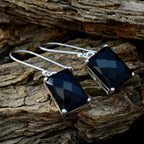 Black-Onyx-Russian-Inès-Solitaire-Dangle-Black-Sterling-Silver-Earring