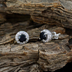 Black-Onyx-American-Isabelle-multiple-Stud-Black-92.5-Silver-Earring