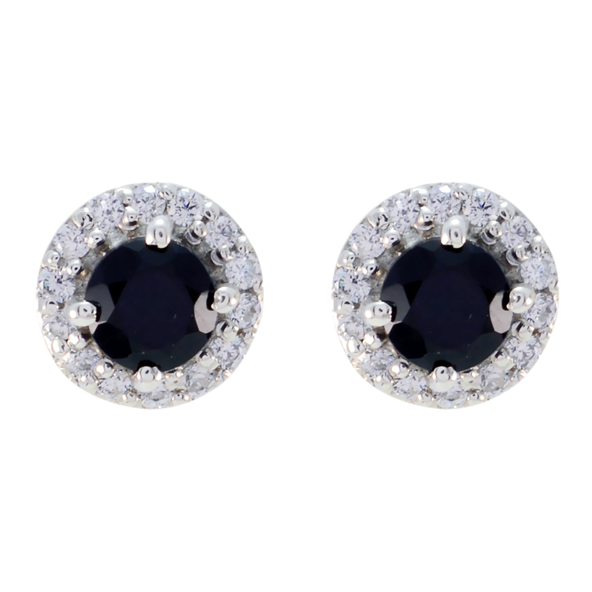 Black-Onyx-American-Isabelle-multiple-Stud-Black-92.5-Silver-Earring Image principale du produit