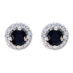 Black-Onyx-American-Isabelle-multiple-Stud-Black-92.5-Silver-Earring