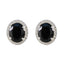 Black-Onyx-Japanese-Ivy-multiple-Stud-Black-925-Silver-Earring