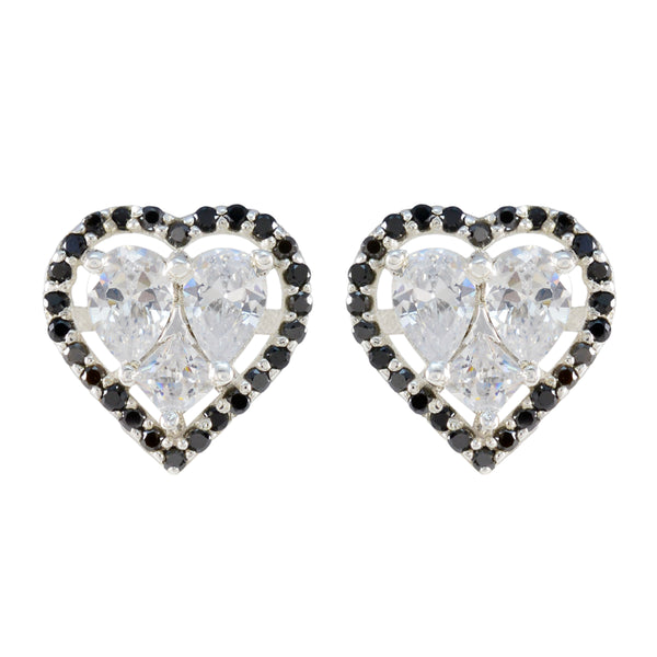 Black-Onyx-Russian-Teresa-multiple-Stud-Black-925-Silver-Earring