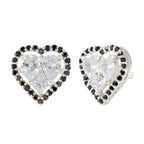 Black-Onyx-Russian-Teresa-multiple-Stud-Black-925-Silver-Earring