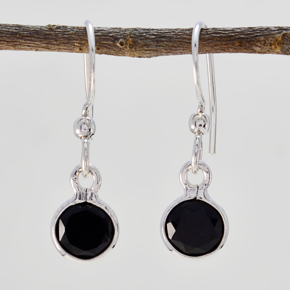 Black-Onyx-Italian-Julia-multiple-Dangle-Black-92.5-Silver-Earring