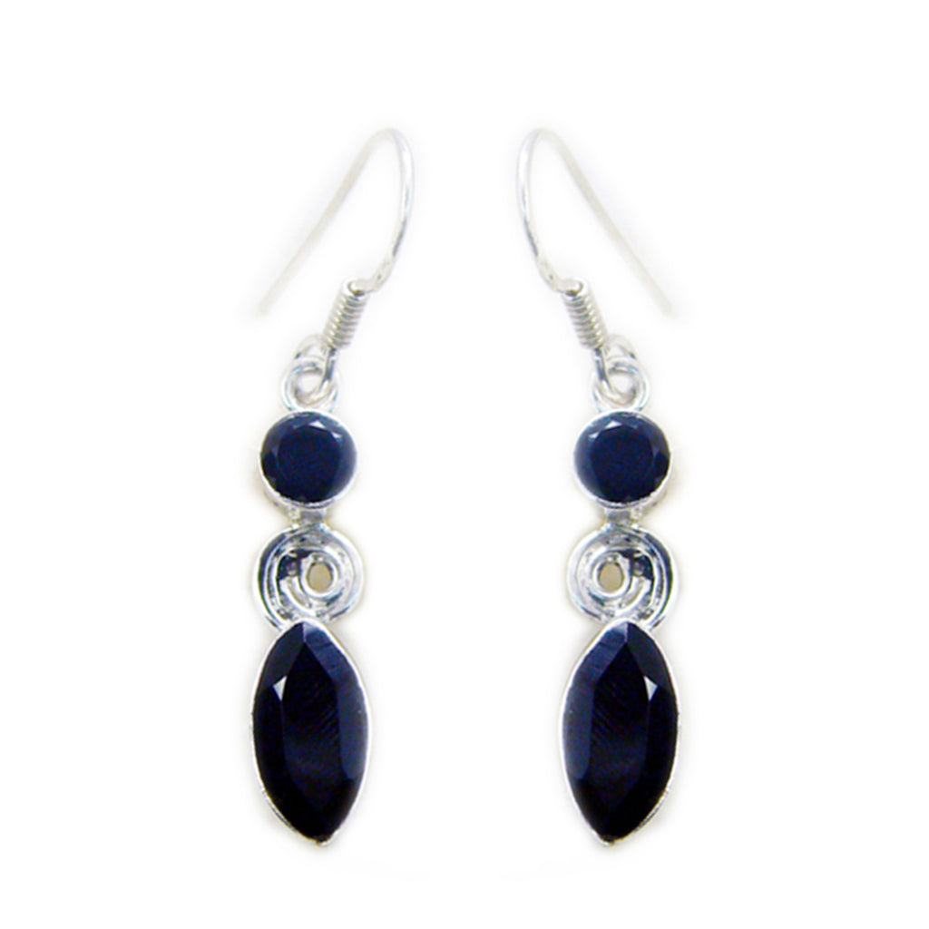 Black-Onyx-Middle-Eastern-Katarina-multiple-Dangle-Black-Silver-Earring